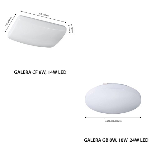 LED Плафониера GALERA