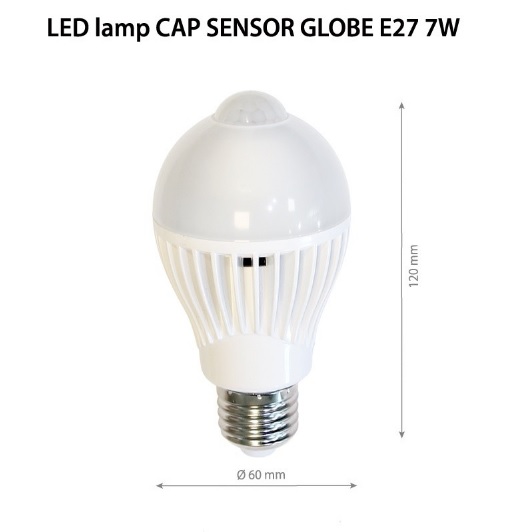 LED ЛАМПА CAP SENSOR GLOBE E27